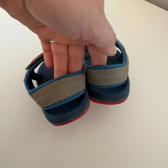 Teva Sandals Baby Toddler Blue Grey Size 6 Summer Outdoor - Picture 6 of 11
